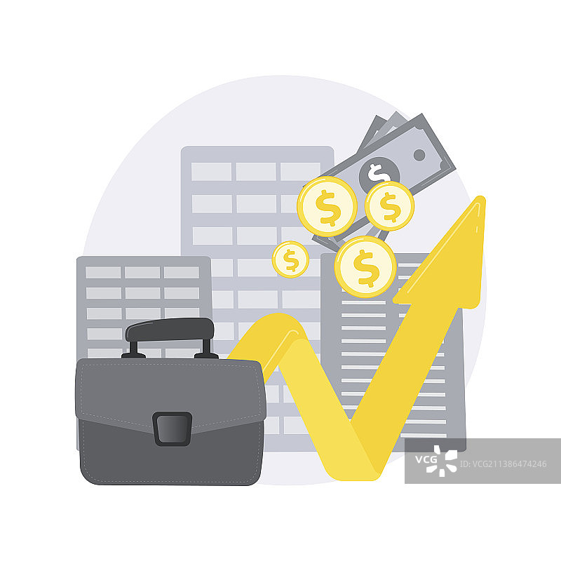 税务机构抽象概念图片素材