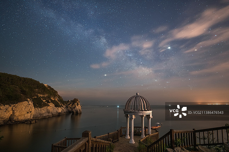 地质公园的夜景 ——大连金石滩国家地质公园风景图片素材