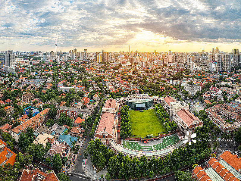 天津五大道民园体育场图片素材