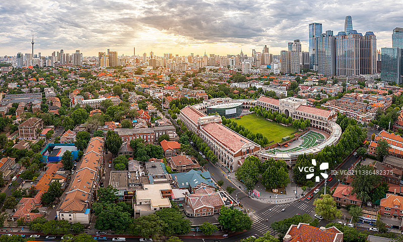 天津五大道民园体育场图片素材