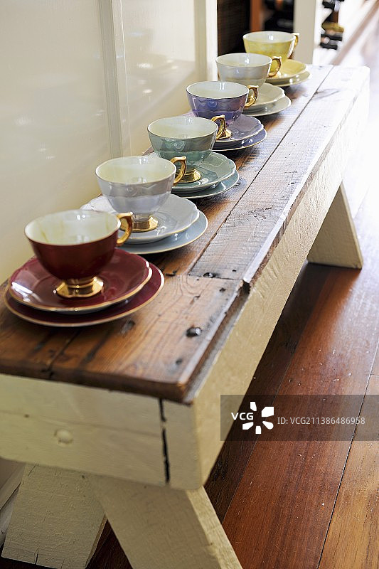 各色描金柄浓缩咖啡杯图片素材