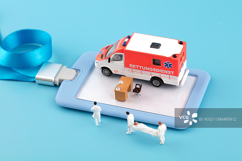 微缩创意医疗从业者图片素材