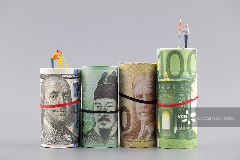 商业金融汇率测量评估图片素材