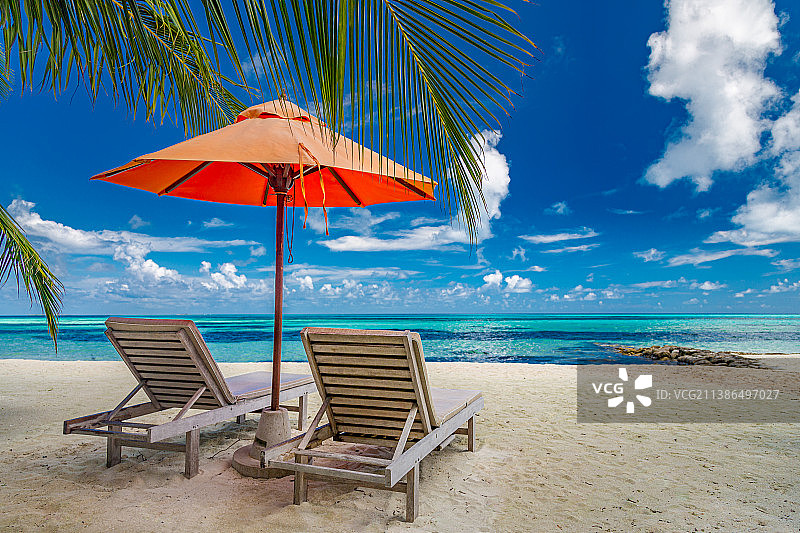 马尔代夫迪杜菲诺卢南海滩风光图片素材