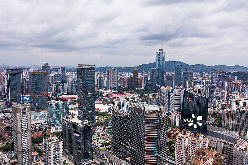 广州天河商业办公圈图片素材
