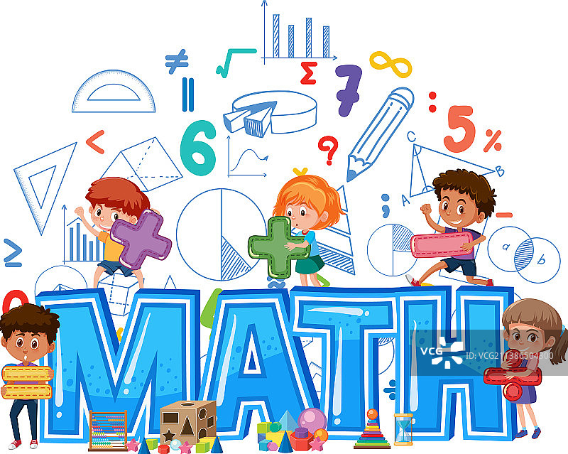 带有公式的数学字体图标图片素材