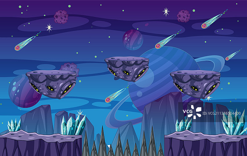 游戏模板星系太空场景图片素材