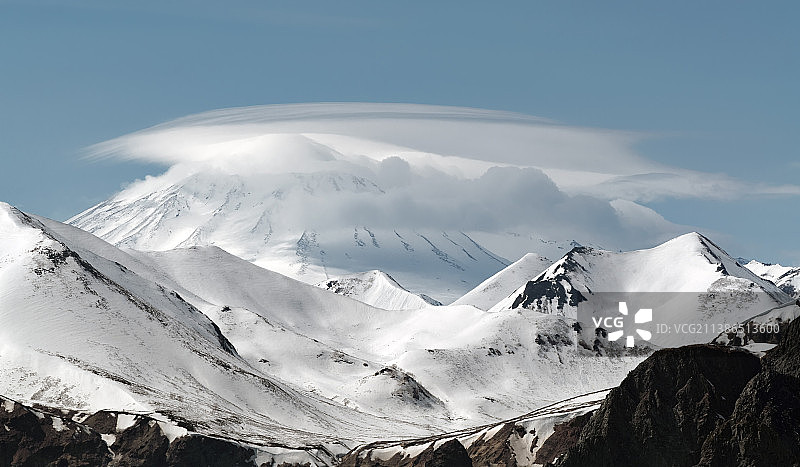 俄罗斯雪山风景图片素材