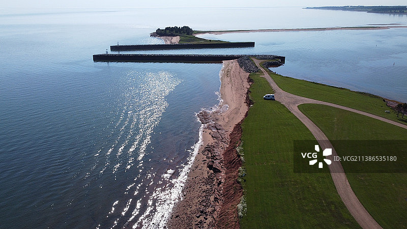 加拿大爱德华王子岛海岸图片素材