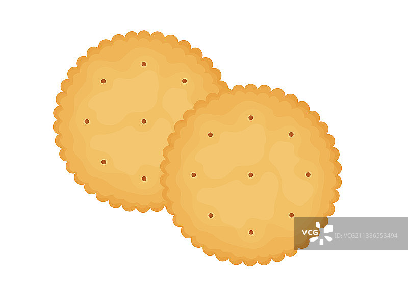 圆形薄脆饼干食物图片素材