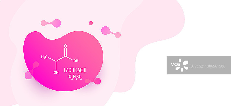 乳酸分子结构图片素材