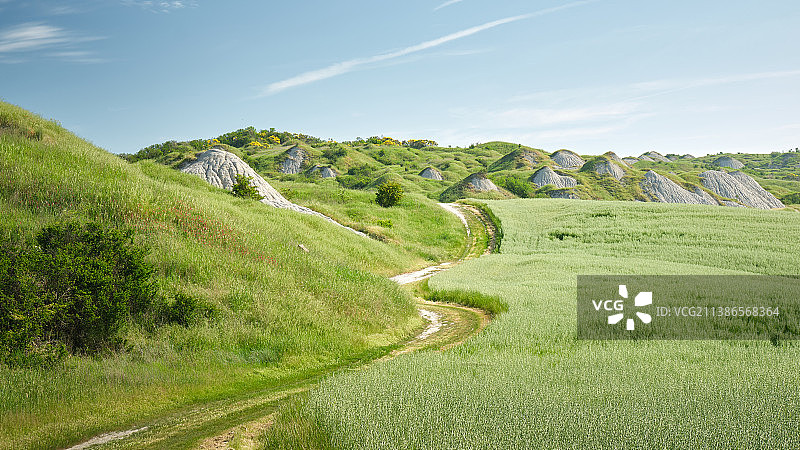 风景映衬天空的景色图片素材