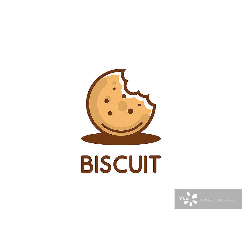 微笑饼干logo图片素材