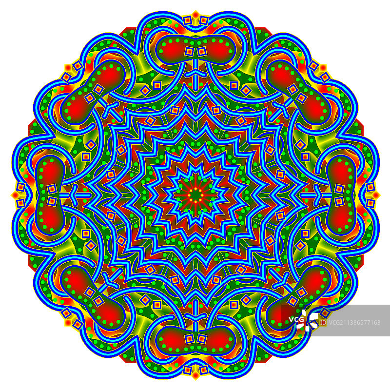 带有精美装饰的中世纪骑士盾牌图片素材