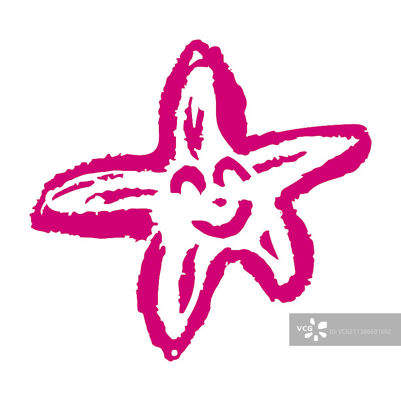 图标在手绘风格的蜡笔画图片素材