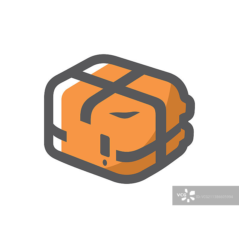 飞机黑匣子卡通图标图片素材