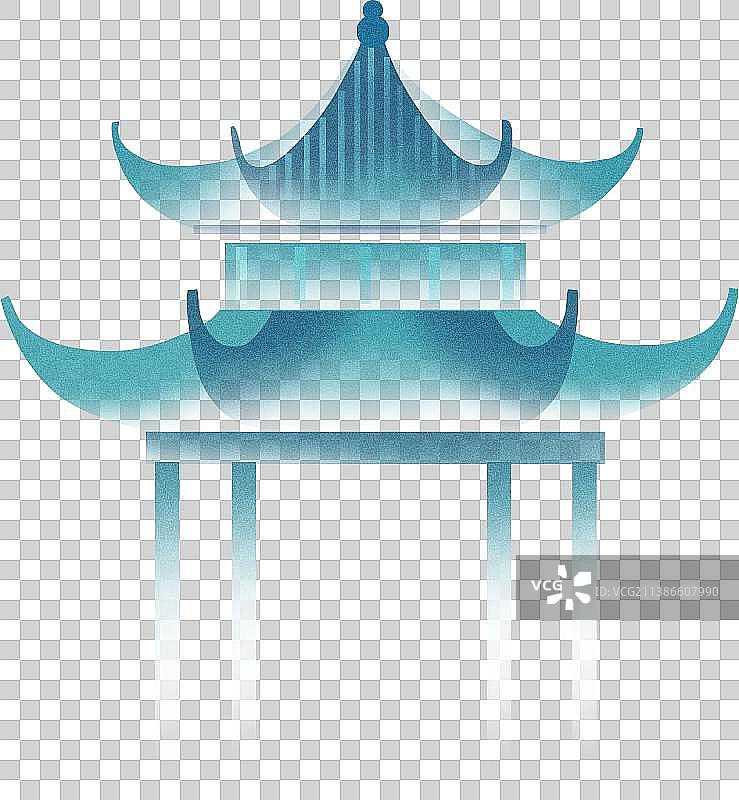 亭台楼阁图片素材