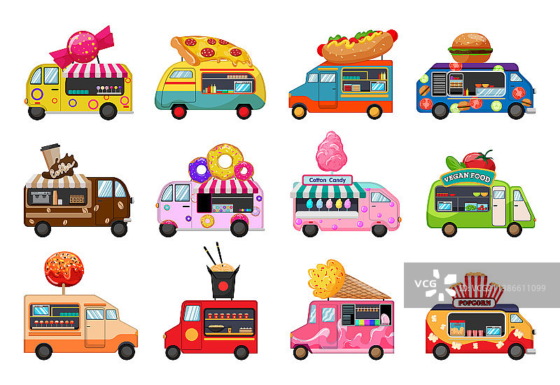 餐车套装图片素材