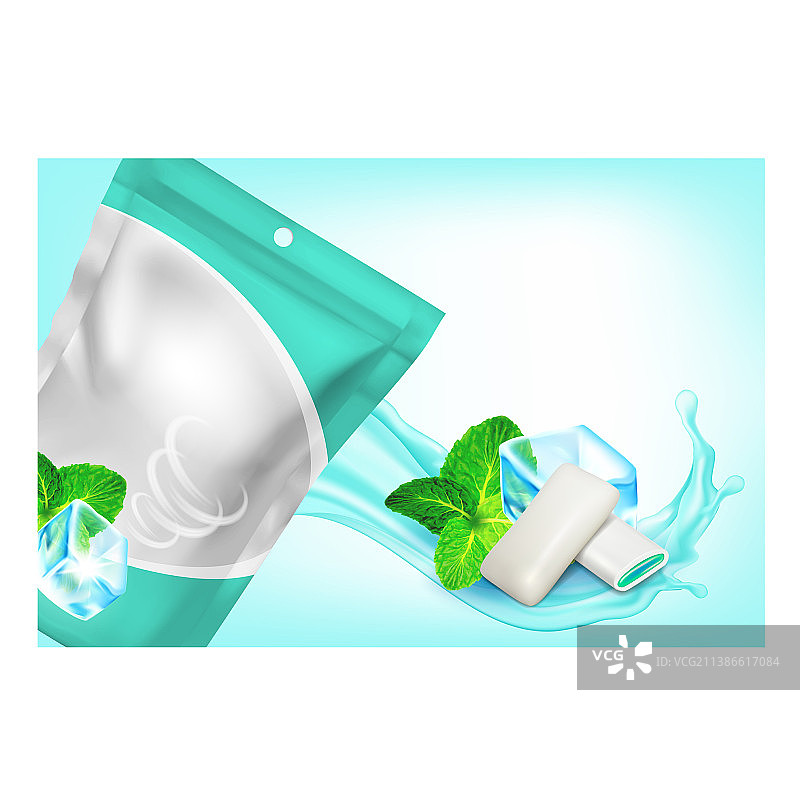 创意泡泡糖促销海报图片素材