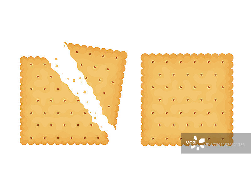 方形饼干，两块饼干图片素材