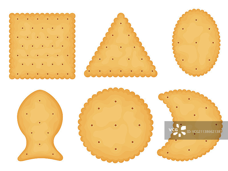 一组食品小吃饼干图片素材