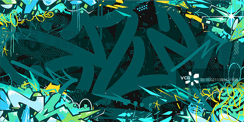 深色抽象嘻哈街头艺术涂鸦风格图片素材
