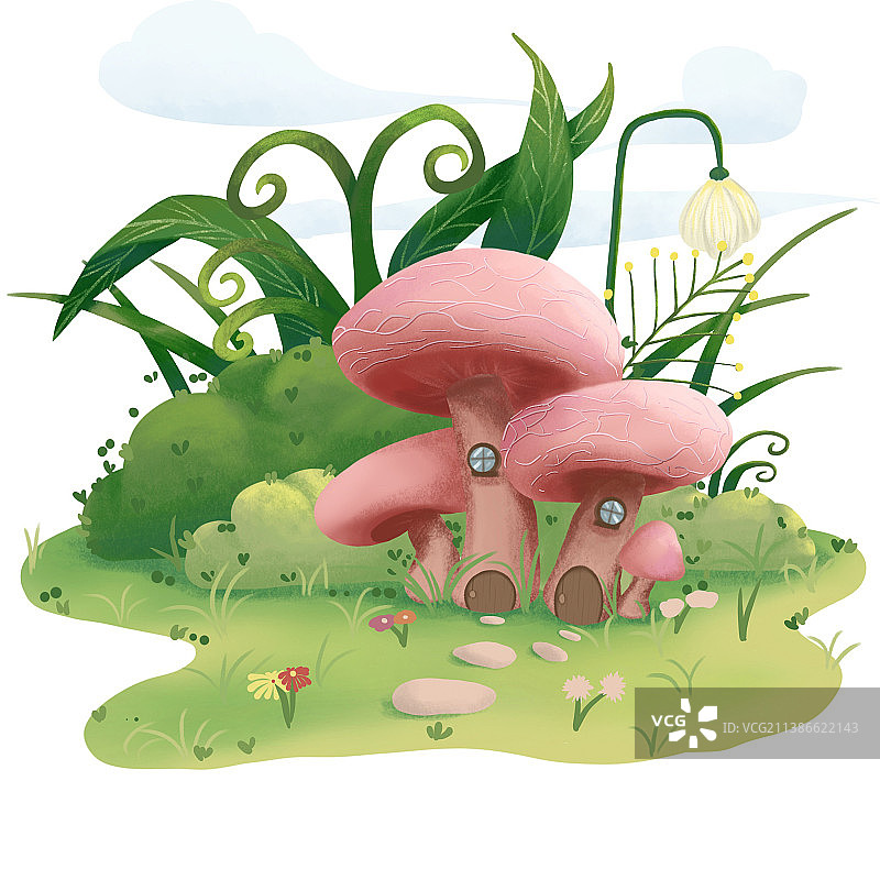 创意类设计肌理儿童插画图片素材