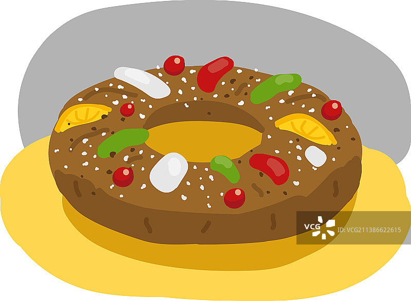 葡萄牙圣诞国王蛋糕图片素材