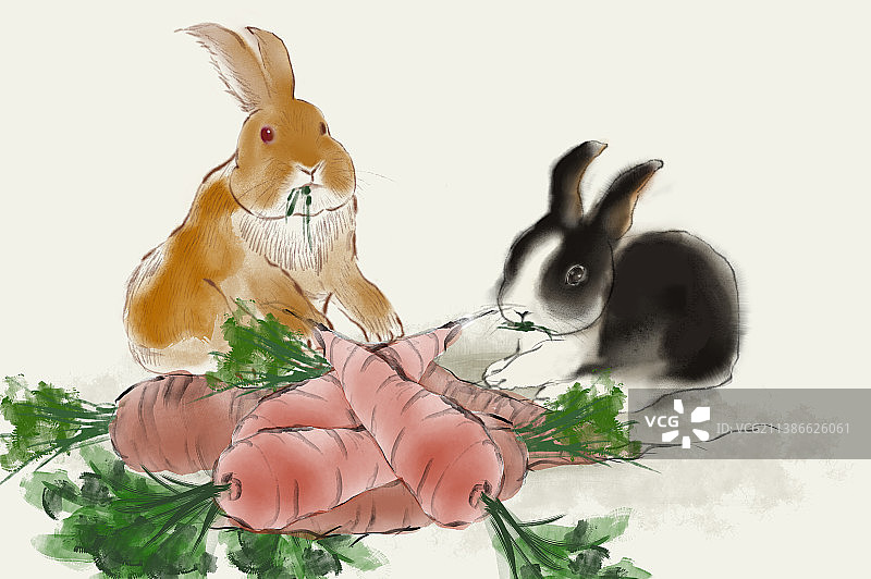 兔年行大运图片素材