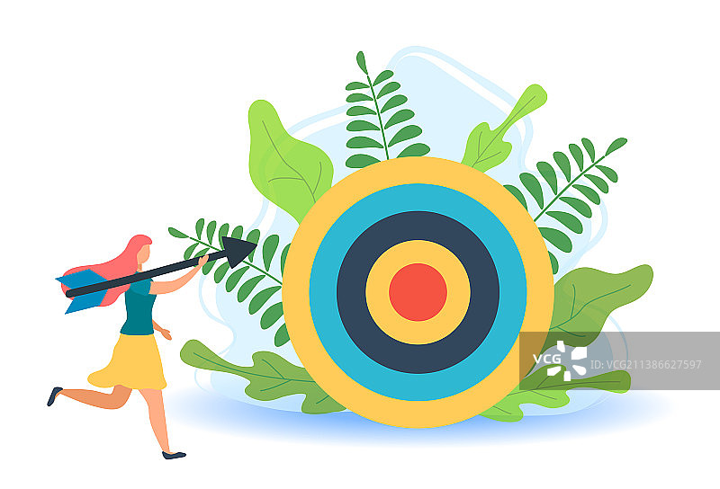 男子带着箭奔向目标图片素材