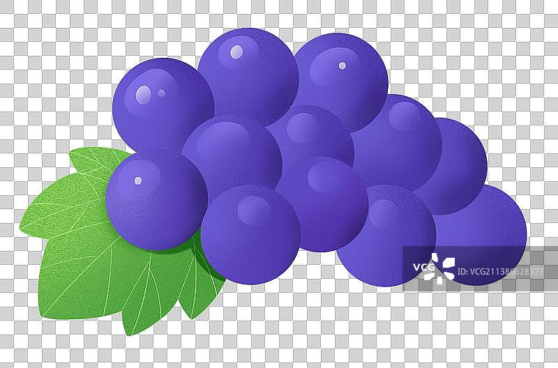 卡通水果素材葡萄图片素材