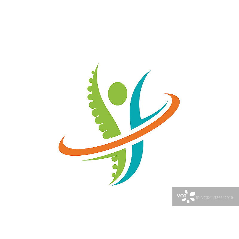 脊椎按摩符号图标设计图片素材