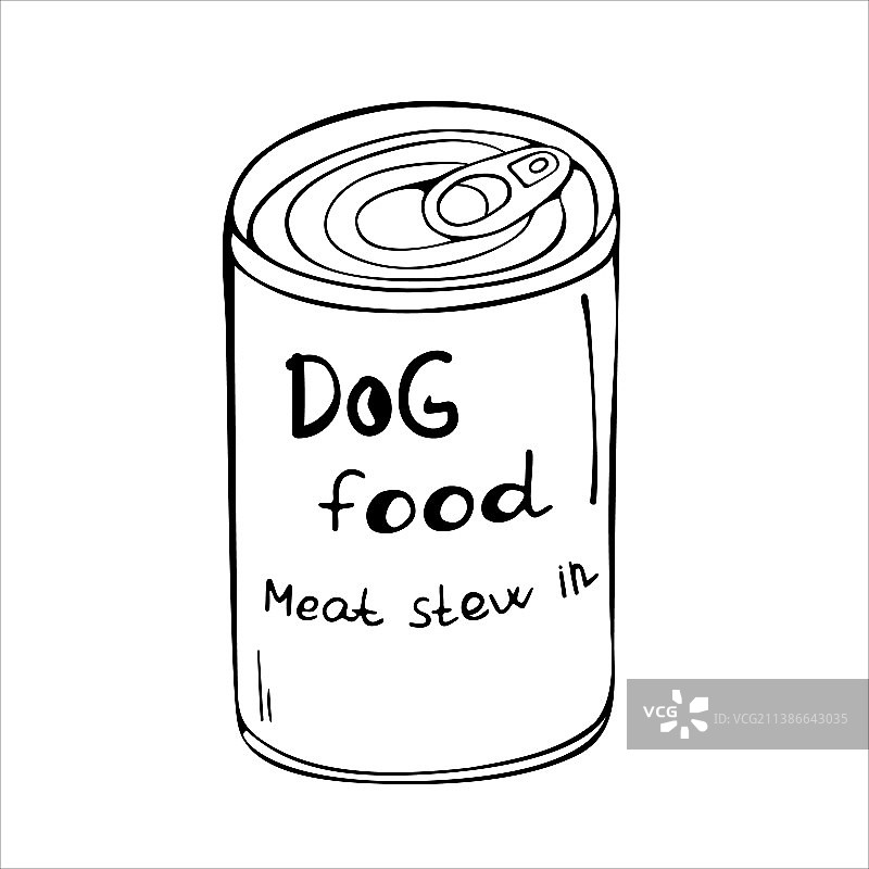 孤立的狗粮图片素材