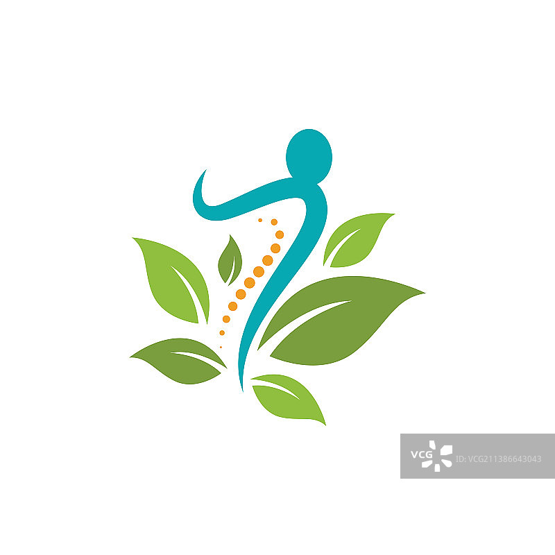 脊椎按摩符号图标设计图片素材