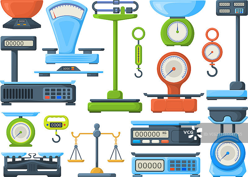 机械电子商店称重图片素材