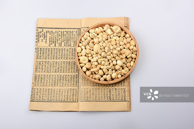 传统中医药中药材法半夏图片素材