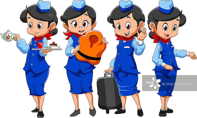 空乘人员工作合集图片素材