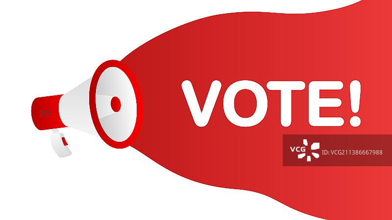 带有营销宣传单的投票banner模板图片素材