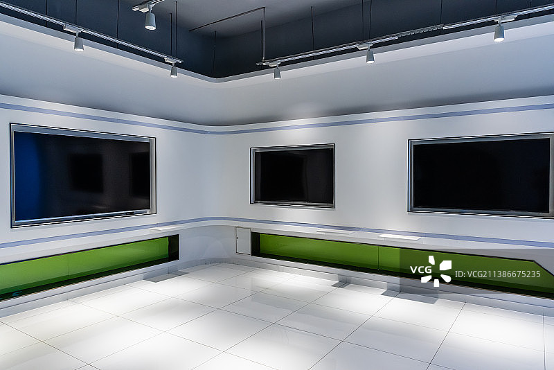 现代室内展厅装潢装饰建筑图片素材