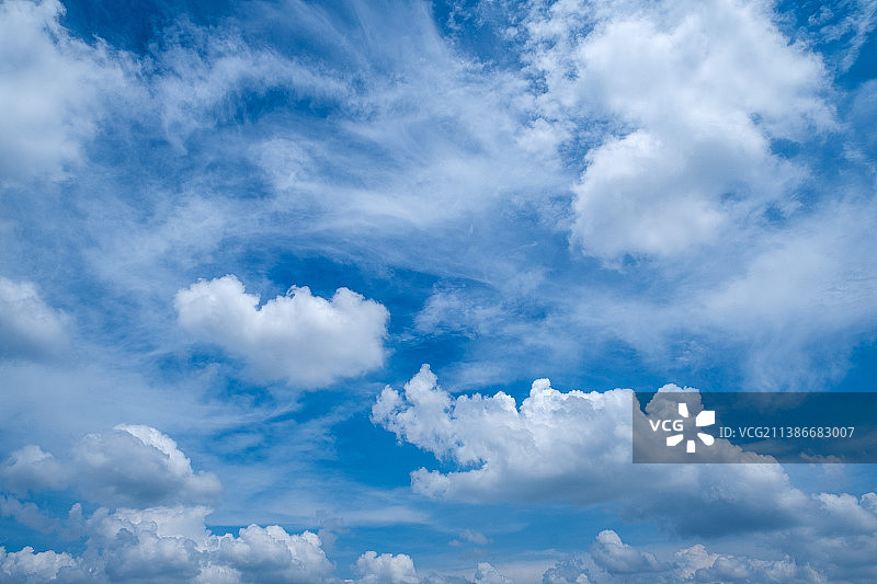 夏天的云图片素材