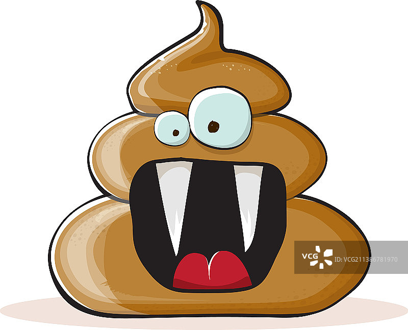 有趣的卡通微笑便便图标图片素材