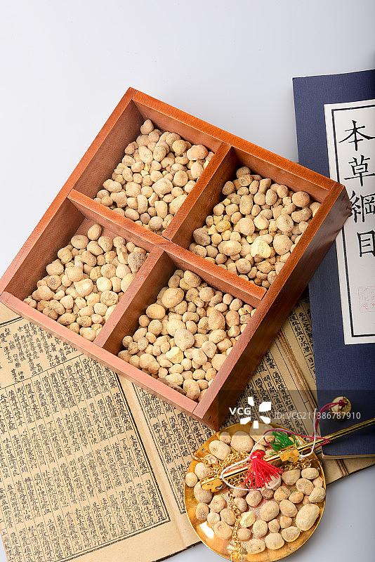 中医中药材法半夏图片素材