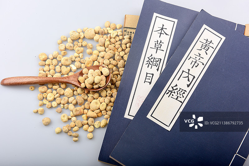 中医中药材法半夏图片素材