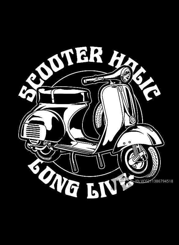 滑板车艺术插画图片素材