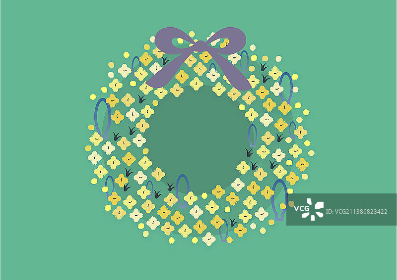 春日花环2图片素材