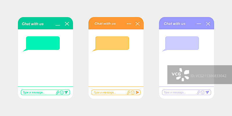 聊天机器人屏幕模板生活聊天窗口图片素材