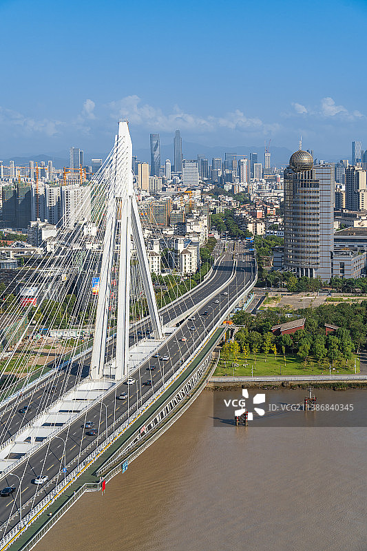 浙江省宁波市东部商务区城市风光图片素材
