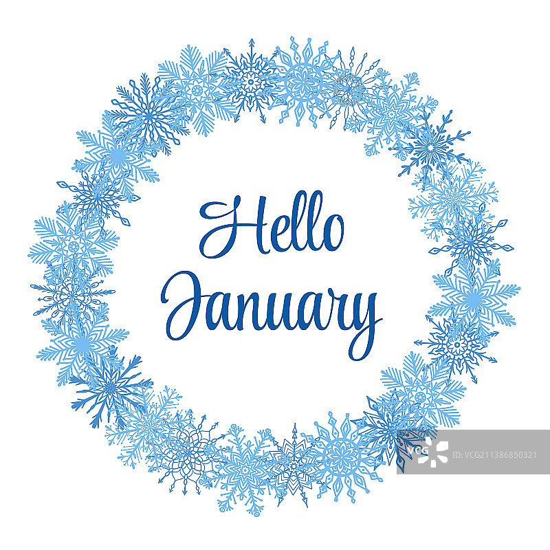 冬季问候卡片图片素材