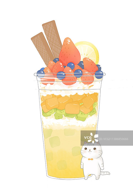 萌宠甜品图片素材