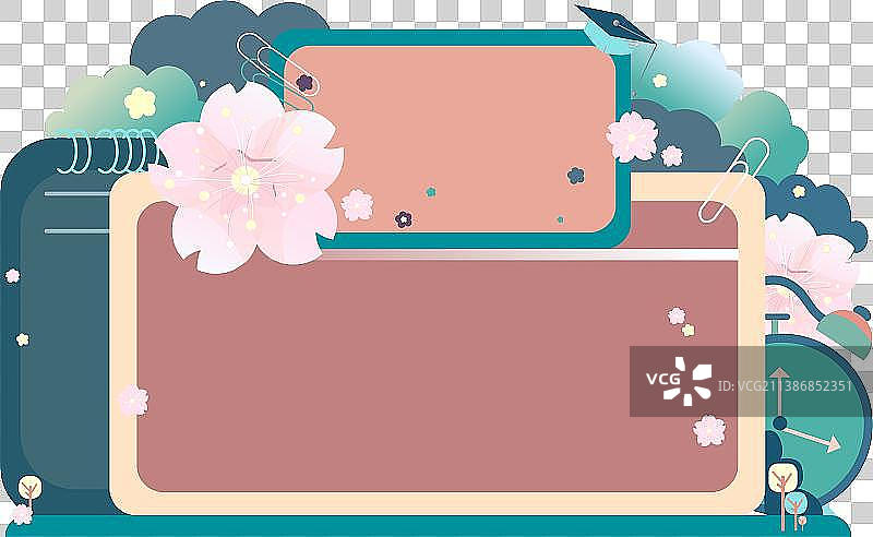 快乐的学生拿着笔记本图片素材